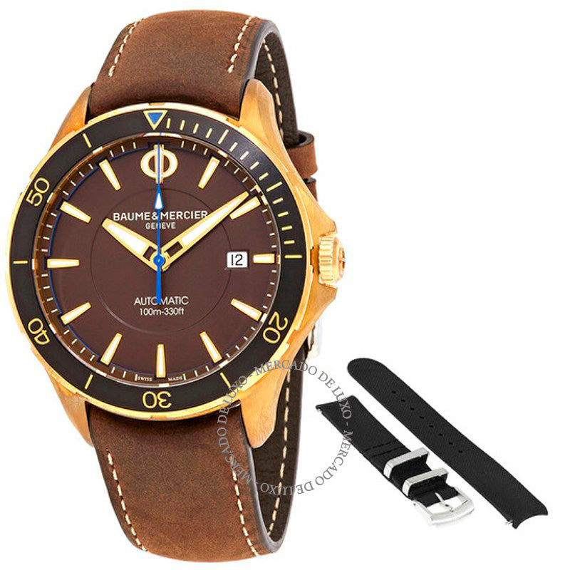Relógio Clifton Club Automático Mostrador Marrom 42 mm - Mercado de Luxo - O Maior E-Commerce de Bens, Produtos e Serviços de Luxo do Brasil.