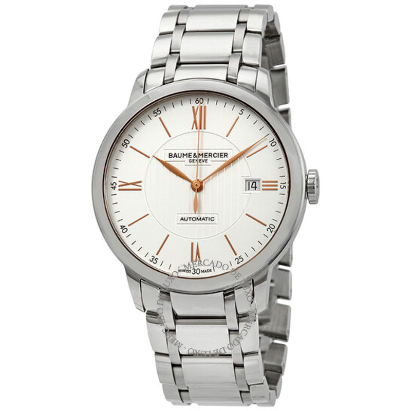 Relógio Classima Automático Mostrador Prateado 40 mm - Mercado de Luxo - O Maior E-Commerce de Bens, Produtos e Serviços de Luxo do Brasil.