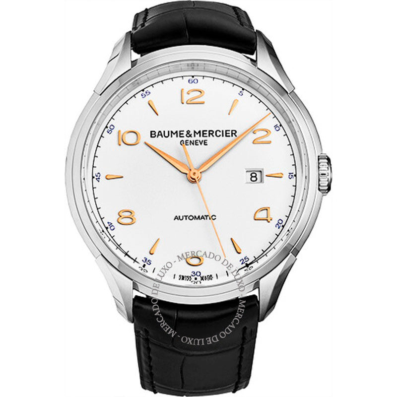 Relógio Clifton Automático Mostrador Prateado 45 mm - Mercado de Luxo - O Maior E-Commerce de Bens, Produtos e Serviços de Luxo do Brasil.