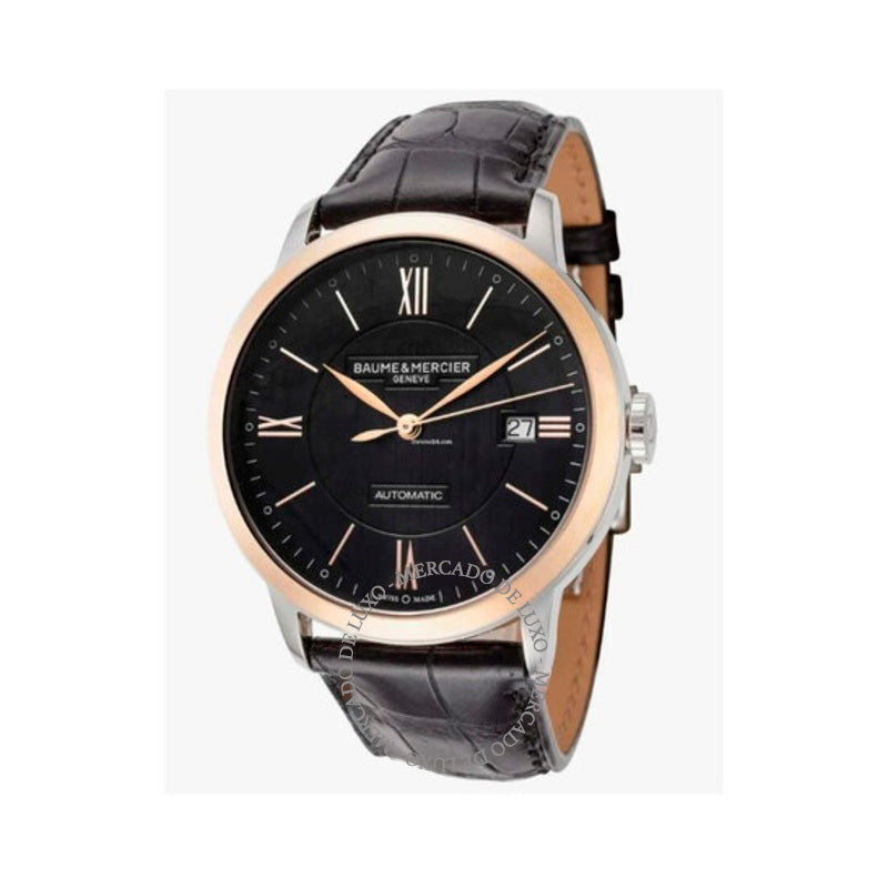 Relógio Classima Automático Mostrador Preto 40 mm - Mercado de Luxo - O Maior E-Commerce de Bens, Produtos e Serviços de Luxo do Brasil.