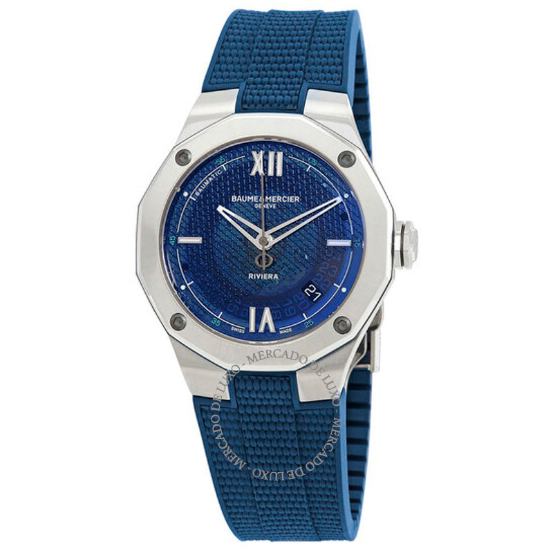 Relógio Riviera Automático Mostrador Azul 42 mm - Mercado de Luxo - O Maior E-Commerce de Bens, Produtos e Serviços de Luxo do Brasil.