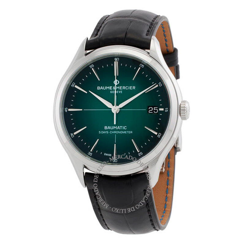 Relógio Clifton Automático Mostrador Verde 40 mm - Mercado de Luxo - O Maior E-Commerce de Bens, Produtos e Serviços de Luxo do Brasil.