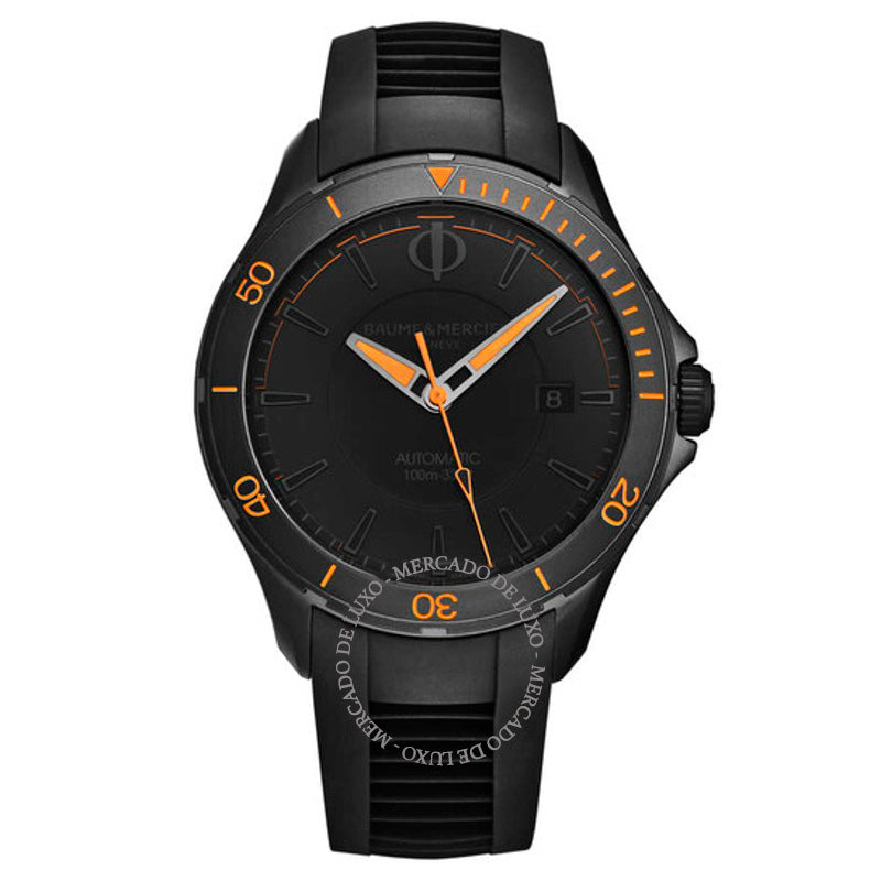 Relógio Clifton Automático Mostrador Preto 42 mm - Mercado de Luxo - O Maior E-Commerce de Bens, Produtos e Serviços de Luxo do Brasil.