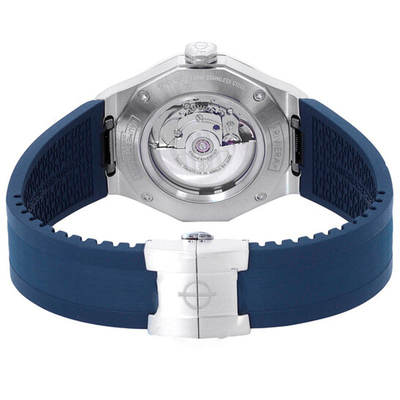 Relógio Riviera Automático Mostrador Azul 42 mm - Mercado de Luxo - O Maior E-Commerce de Bens, Produtos e Serviços de Luxo do Brasil.