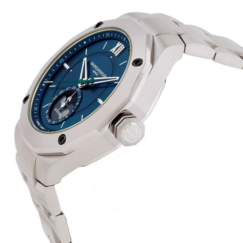 Relógio Riviera Automático Mostrador Azul 43 mm - Mercado de Luxo - O Maior E-Commerce de Bens, Produtos e Serviços de Luxo do Brasil.