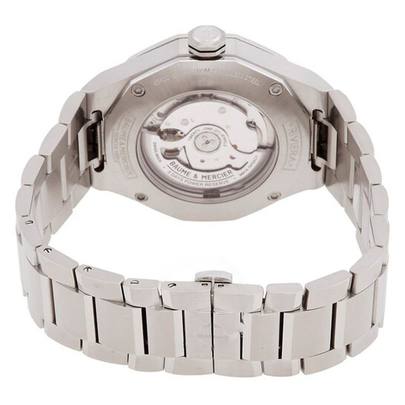 Relógio Riviera Automático Mostrador Azul 43 mm - Mercado de Luxo - O Maior E-Commerce de Bens, Produtos e Serviços de Luxo do Brasil.