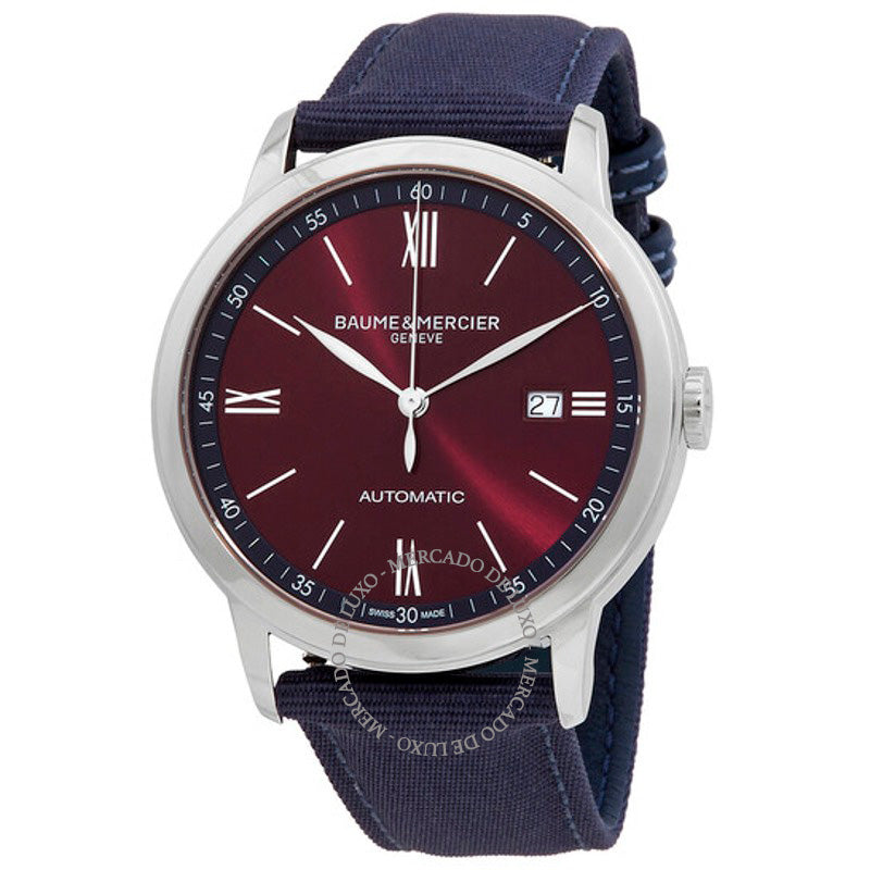 Relógio Classima Automático Mostrador Vermelho 42 mm - Mercado de Luxo - O Maior E-Commerce de Bens, Produtos e Serviços de Luxo do Brasil.