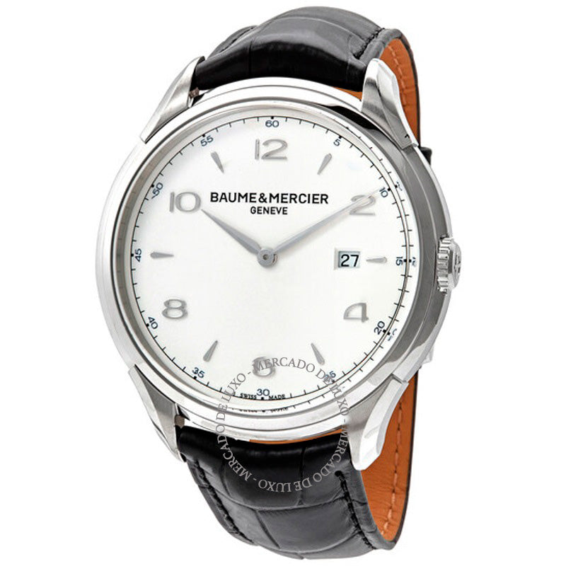 Relógio Clifton Date Mostrador prateado 45 mm - Mercado de Luxo - O Maior E-Commerce de Bens, Produtos e Serviços de Luxo do Brasil.