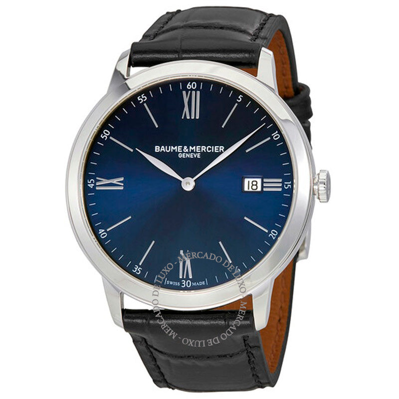 Relógio Mostrador Azul Classima 40 mm - Mercado de Luxo - O Maior E-Commerce de Bens, Produtos e Serviços de Luxo do Brasil.
