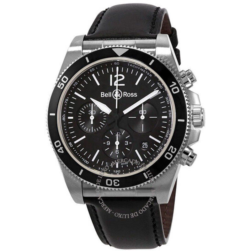 Relógio BR V3-94 Cronógrafo Vintage Automático Mostrador Preto 43 mm - Mercado de Luxo - O Maior E-Commerce de Bens, Produtos e Serviços de Luxo do Brasil.