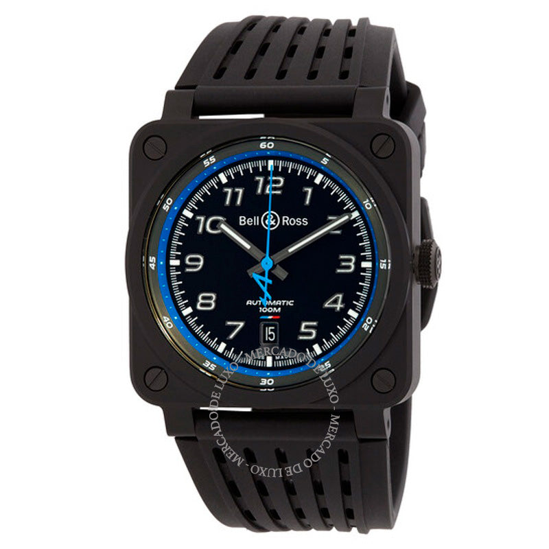 Relógio BR 03-92 Alpine Automatic Crystal Black Dial  - Mercado de Luxo - O Maior E-Commerce de Bens, Produtos e Serviços de Luxo do Brasil.