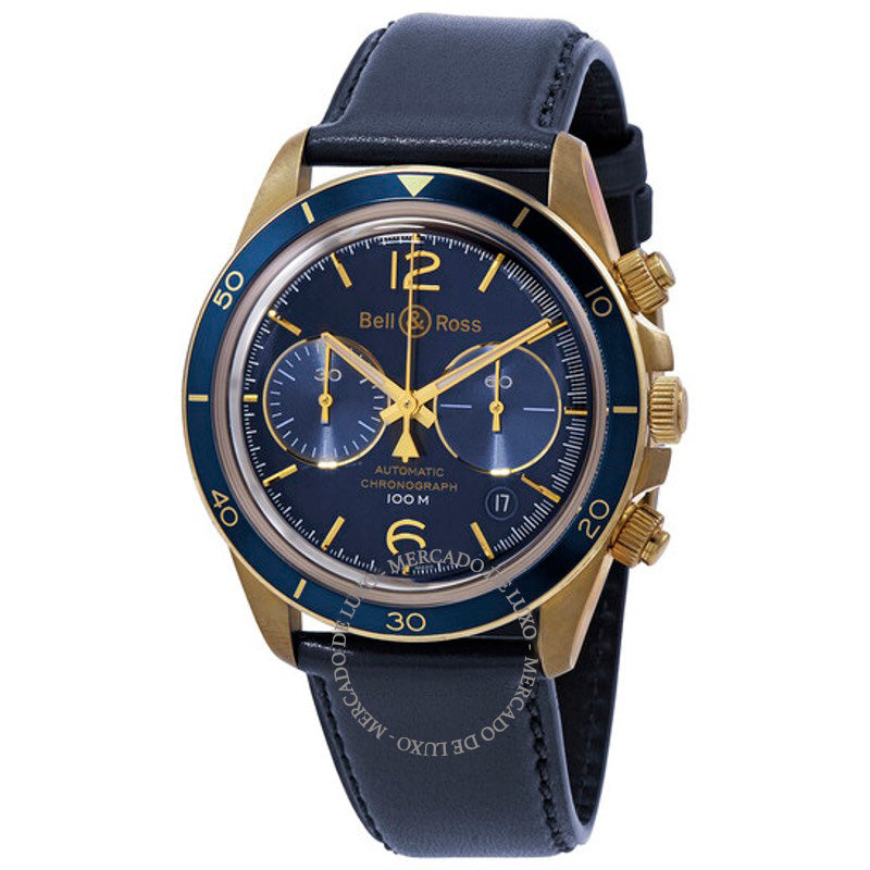 Relógio Aeronavale Cronógrafo Automático Mostrador Azul 41 mm - Mercado de Luxo - O Maior E-Commerce de Bens, Produtos e Serviços de Luxo do Brasil.