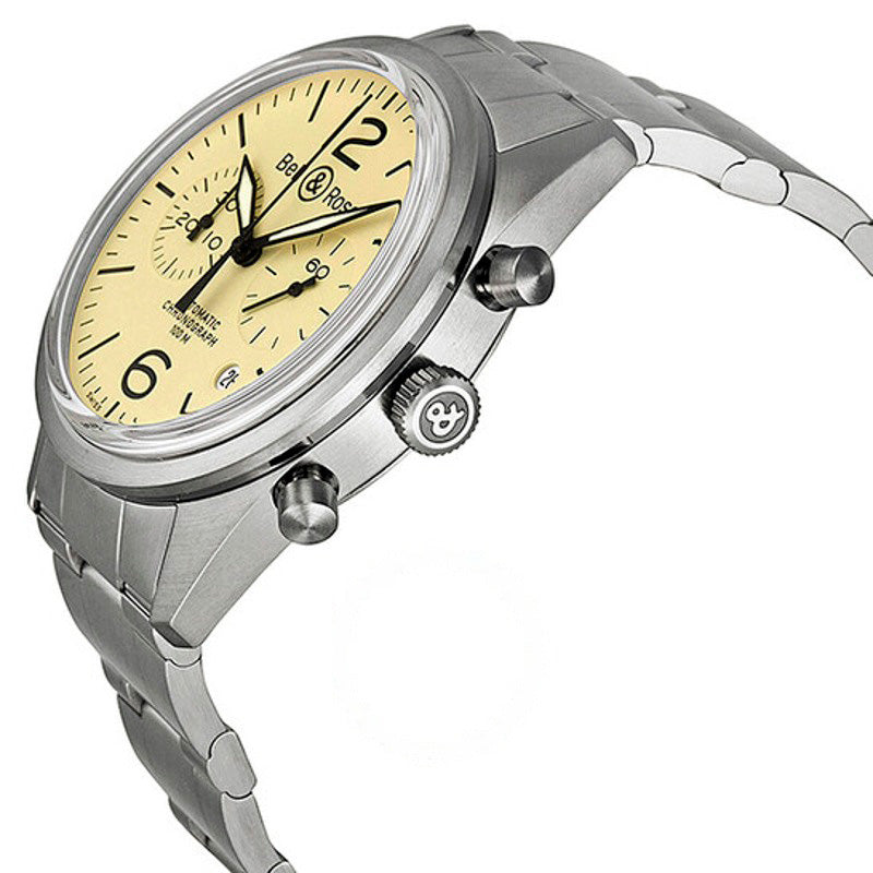 Relógio Cronógrafo Automático Original Mostrador Bege 41 mm - Mercado de Luxo - O Maior E-Commerce de Bens, Produtos e Serviços de Luxo do Brasil.