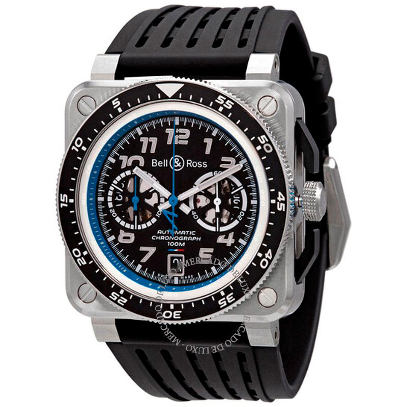 Relógio BR 03-94 Cronógrafo Automático Mostrador Preto 42 mm - Mercado de Luxo - O Maior E-Commerce de Bens, Produtos e Serviços de Luxo do Brasil.