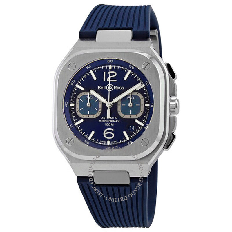 Relógio BR 03-93 Cronógrafo Automático Mostrador Azul 42 mm - Mercado de Luxo - O Maior E-Commerce de Bens, Produtos e Serviços de Luxo do Brasil.