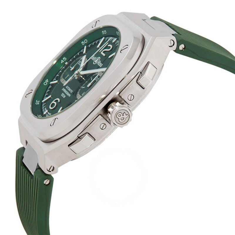 Relógio BR05 Cronógrafo Automático Verde Sunray 42 mm - Mercado de Luxo - O Maior E-Commerce de Bens, Produtos e Serviços de Luxo do Brasil.