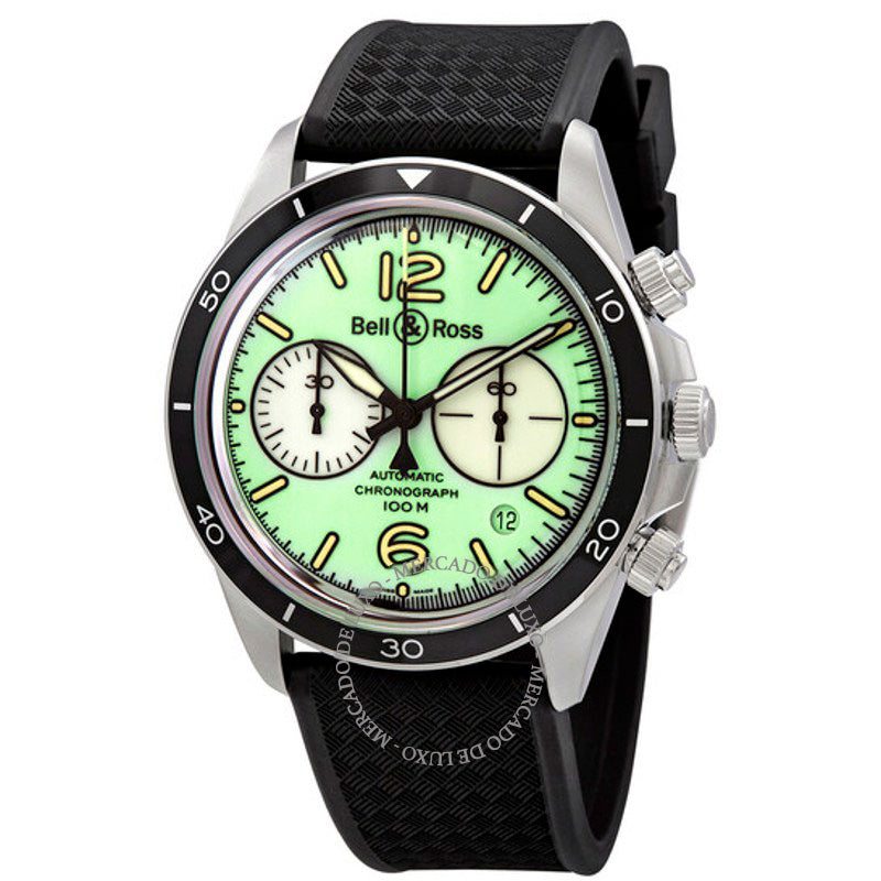 Relógio BR V2-94 Cronógrafo Full Lum Automático 41 mm - Mercado de Luxo - O Maior E-Commerce de Bens, Produtos e Serviços de Luxo do Brasil.