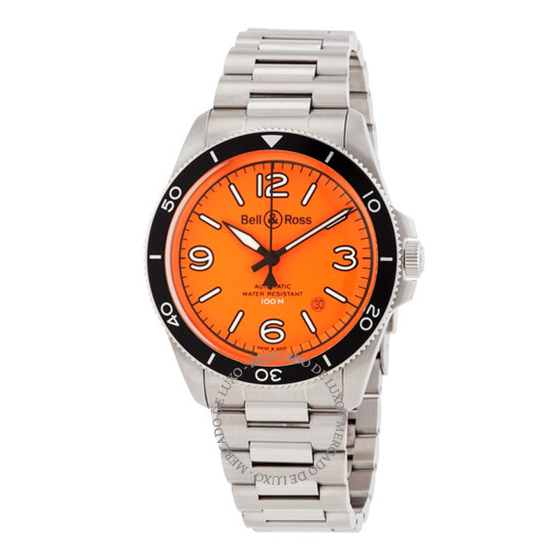 Relógio BR V2-92 Laranja Automático Mostrador Laranja 41 mm - Mercado de Luxo - O Maior E-Commerce de Bens, Produtos e Serviços de Luxo do Brasil.