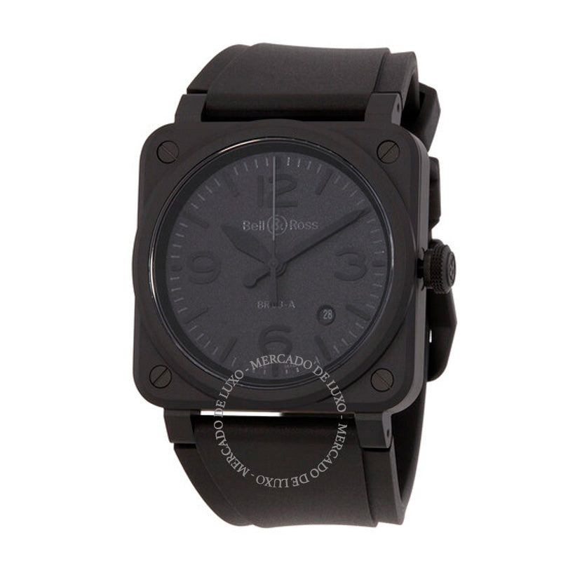 Relógio BR 03 Phantom Automático Mostrador Preto 41 mm - Mercado de Luxo - O Maior E-Commerce de Bens, Produtos e Serviços de Luxo do Brasil.
