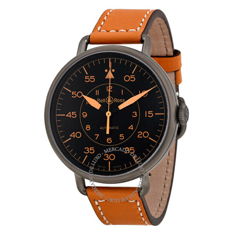 Relógio Relógio Heritage Automático da Primeira Guerra Mundial com Mostrador Preto 45 mm - Mercado de Luxo - O Maior E-Commerce de Bens, Produtos e Serviços de Luxo do Brasil.