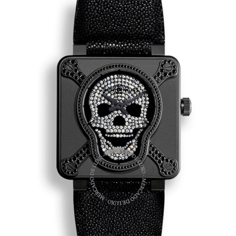 Relógio Aviation BR 01 Automático Diamante 46 mm - Mercado de Luxo - O Maior E-Commerce de Bens, Produtos e Serviços de Luxo do Brasil.