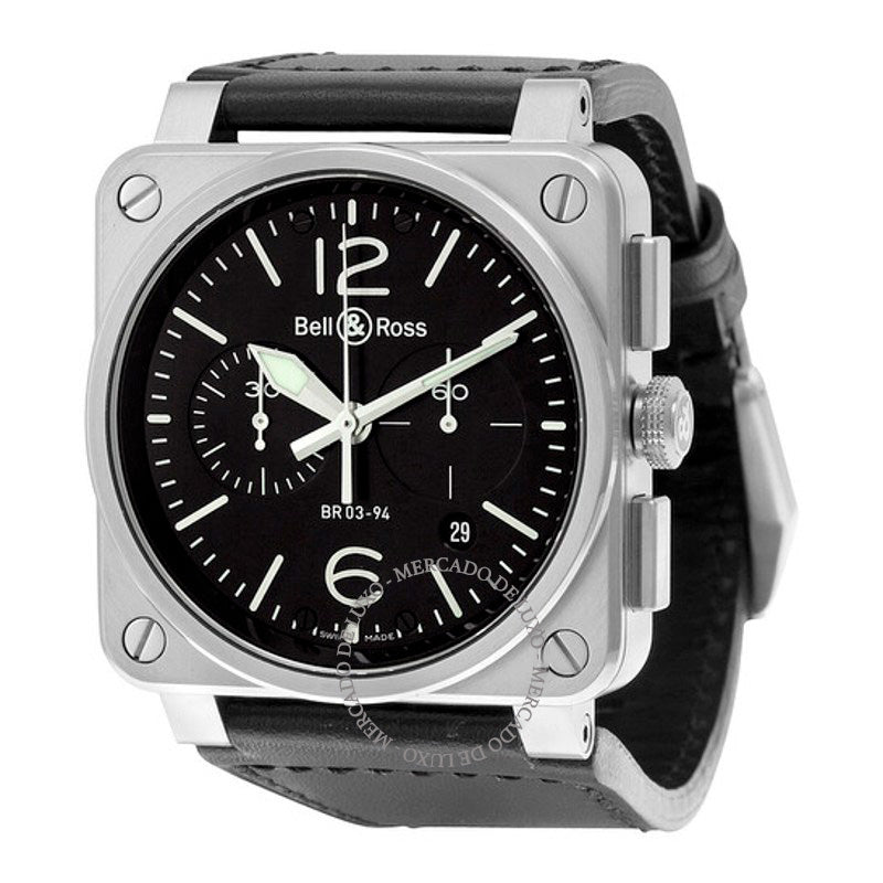 Relógio Aviation Automático Mostrador Preto 42 mm - Mercado de Luxo - O Maior E-Commerce de Bens, Produtos e Serviços de Luxo do Brasil.