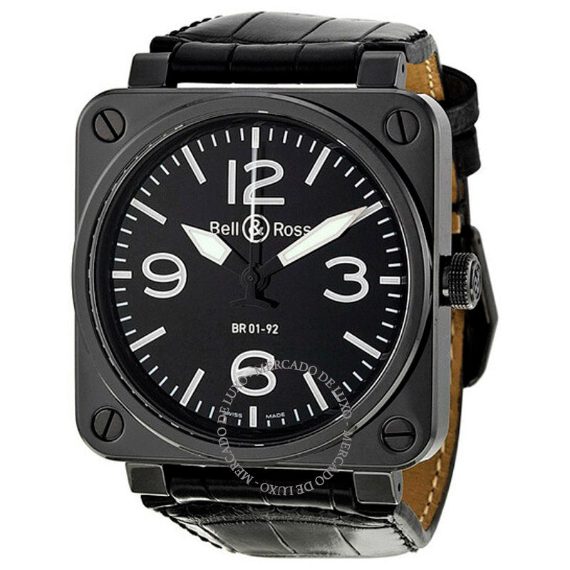 Relógio Aviation Automático Mostrador Preto 46 mm - Mercado de Luxo - O Maior E-Commerce de Bens, Produtos e Serviços de Luxo do Brasil.