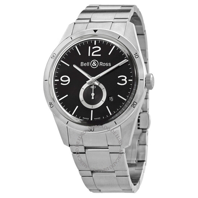 Relógio Mostrador preto automático vintage 42 mm - Mercado de Luxo - O Maior E-Commerce de Bens, Produtos e Serviços de Luxo do Brasil.