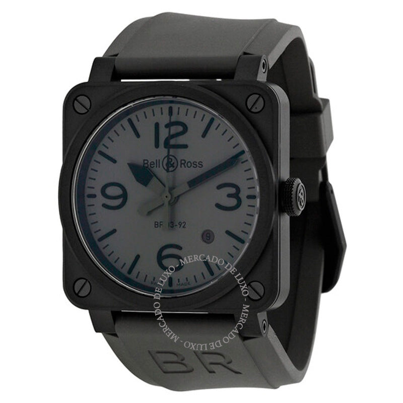 Relógio Comando Automático Mostrador Cinza 42 mm - Mercado de Luxo - O Maior E-Commerce de Bens, Produtos e Serviços de Luxo do Brasil.