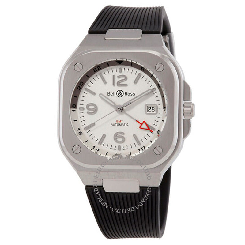 Relógio BR 05 Automático Mostrador Prateado 41 mm - Mercado de Luxo - O Maior E-Commerce de Bens, Produtos e Serviços de Luxo do Brasil.