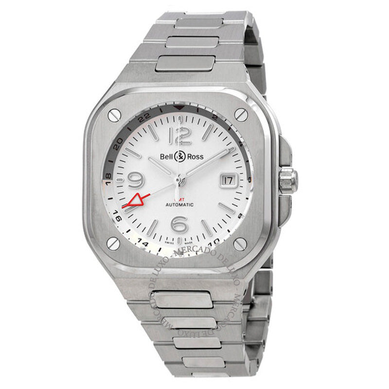 Relógio BR 05 Automático Mostrador Prateado 41 mm - Mercado de Luxo - O Maior E-Commerce de Bens, Produtos e Serviços de Luxo do Brasil.