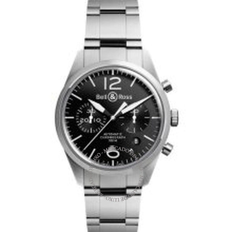 Relógio Oficial Vintage Mostrador Preto 41 mm - Mercado de Luxo - O Maior E-Commerce de Bens, Produtos e Serviços de Luxo do Brasil.