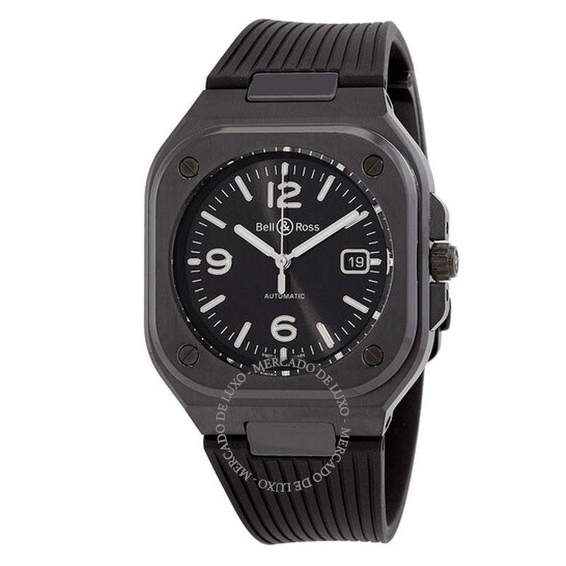 Relógio BR 05 Automático Mostrador Preto 40 mm - Mercado de Luxo - O Maior E-Commerce de Bens, Produtos e Serviços de Luxo do Brasil.