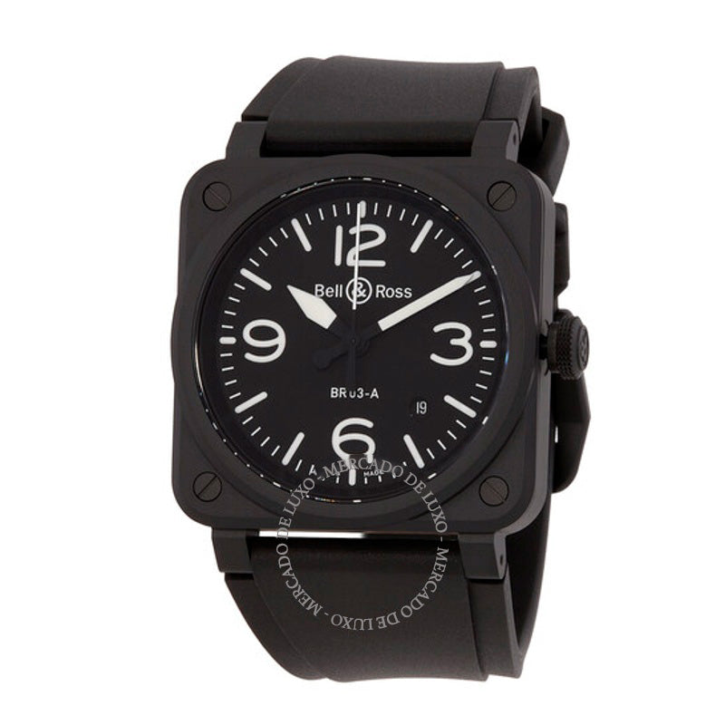 Relógio BR 03 Automático Mostrador Preto 41 mm - Mercado de Luxo - O Maior E-Commerce de Bens, Produtos e Serviços de Luxo do Brasil.