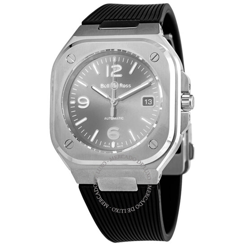 Relógio BR 05 Automático Mostrador Cinza 40 mm - Mercado de Luxo - O Maior E-Commerce de Bens, Produtos e Serviços de Luxo do Brasil.