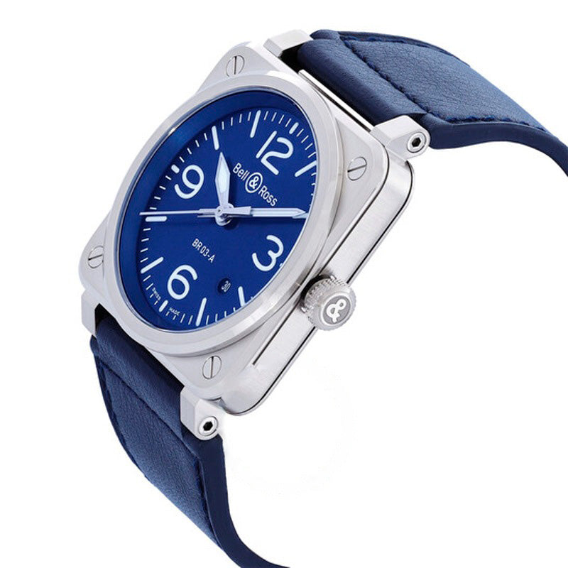 Relógio Br 03 Automático Mostrador Azul 41 mm - Mercado de Luxo - O Maior E-Commerce de Bens, Produtos e Serviços de Luxo do Brasil.