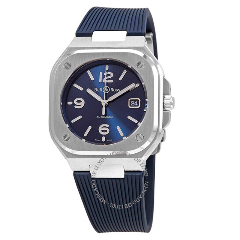Relógio BR05 Mostrador Azul Automático 40 mm - Mercado de Luxo - O Maior E-Commerce de Bens, Produtos e Serviços de Luxo do Brasil.