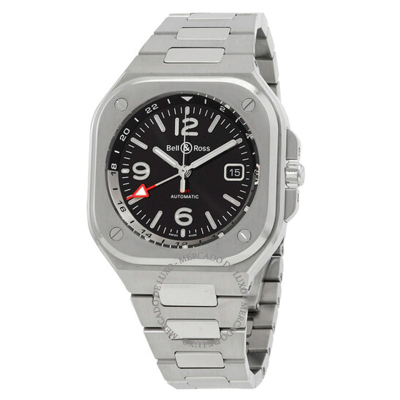 Relógio Mostrador preto GMT automático 41 mm - Mercado de Luxo - O Maior E-Commerce de Bens, Produtos e Serviços de Luxo do Brasil.
