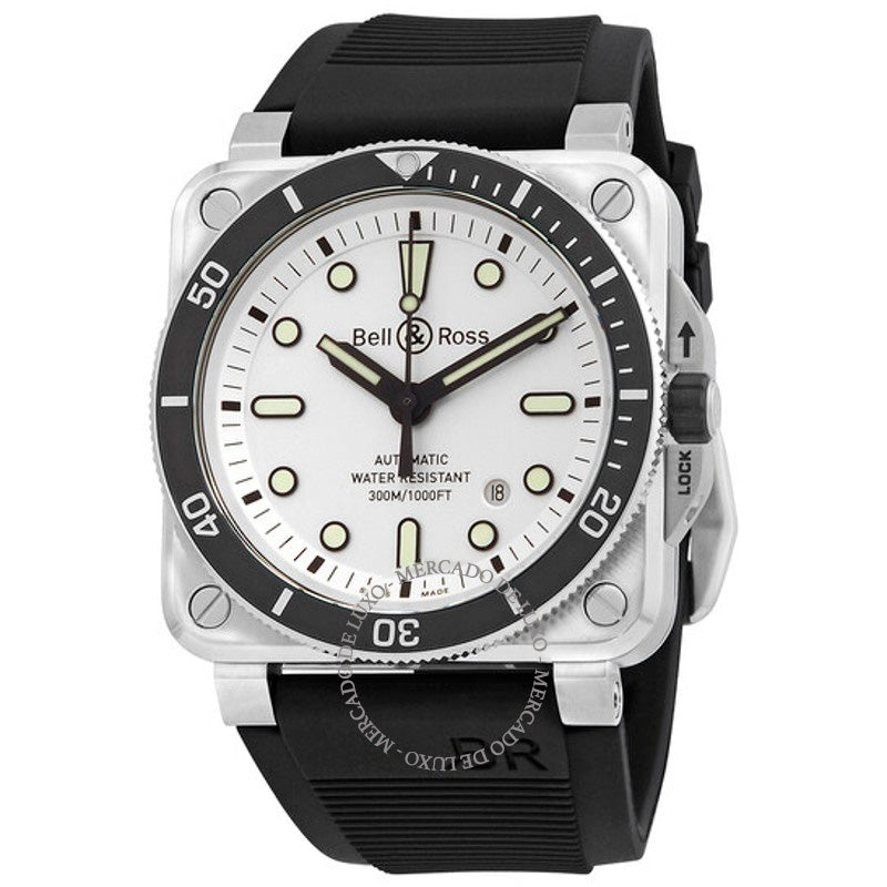 Relógio Mostrador branco automático 42 mm - Mercado de Luxo - O Maior E-Commerce de Bens, Produtos e Serviços de Luxo do Brasil.