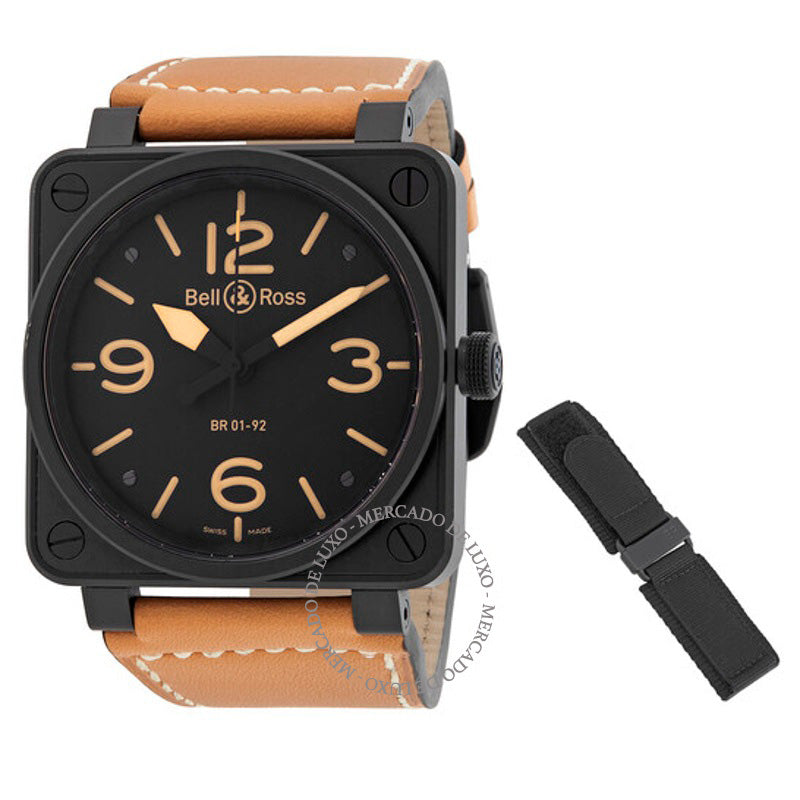 Relógio Heritage Mostrador preto 46 mm - Mercado de Luxo - O Maior E-Commerce de Bens, Produtos e Serviços de Luxo do Brasil.