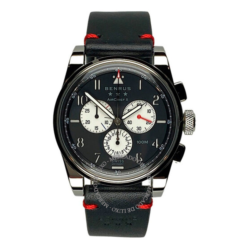 Relógio Air Chief II Cronógrafo Quartzo Mostrador Preto 41 mm - Mercado de Luxo - O Maior E-Commerce de Bens, Produtos e Serviços de Luxo do Brasil.