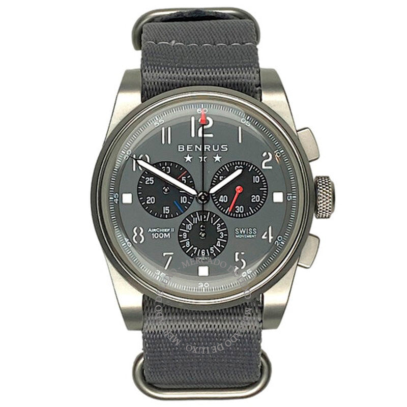 Relógio Air Chief II Cronógrafo Quartzo Mostrador Cinza 41 mm - Mercado de Luxo - O Maior E-Commerce de Bens, Produtos e Serviços de Luxo do Brasil.