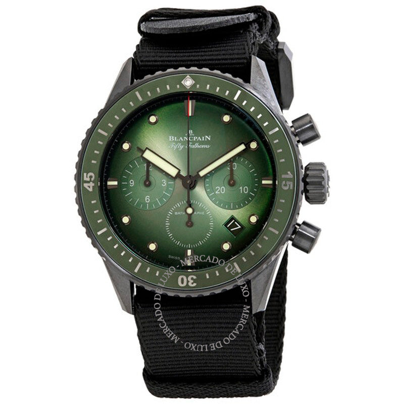 Relógio Fifty Fathoms Batiscafo Cronógrafo Flyback Automático 43 mm - Mercado de Luxo - O Maior E-Commerce de Bens, Produtos e Serviços de Luxo do Brasil.