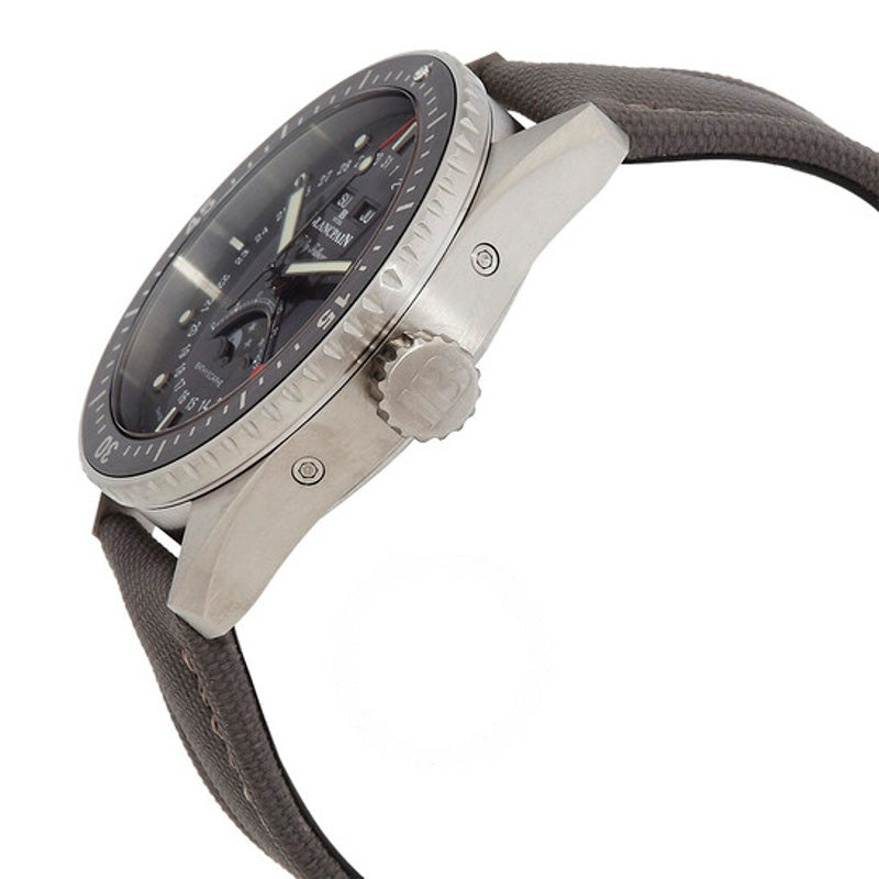 Relógio Fifty Fathoms Bathyscaphe Quantieme Automático Mostrador Cinza 43 mm - Mercado de Luxo - O Maior E-Commerce de Bens, Produtos e Serviços de Luxo do Brasil.