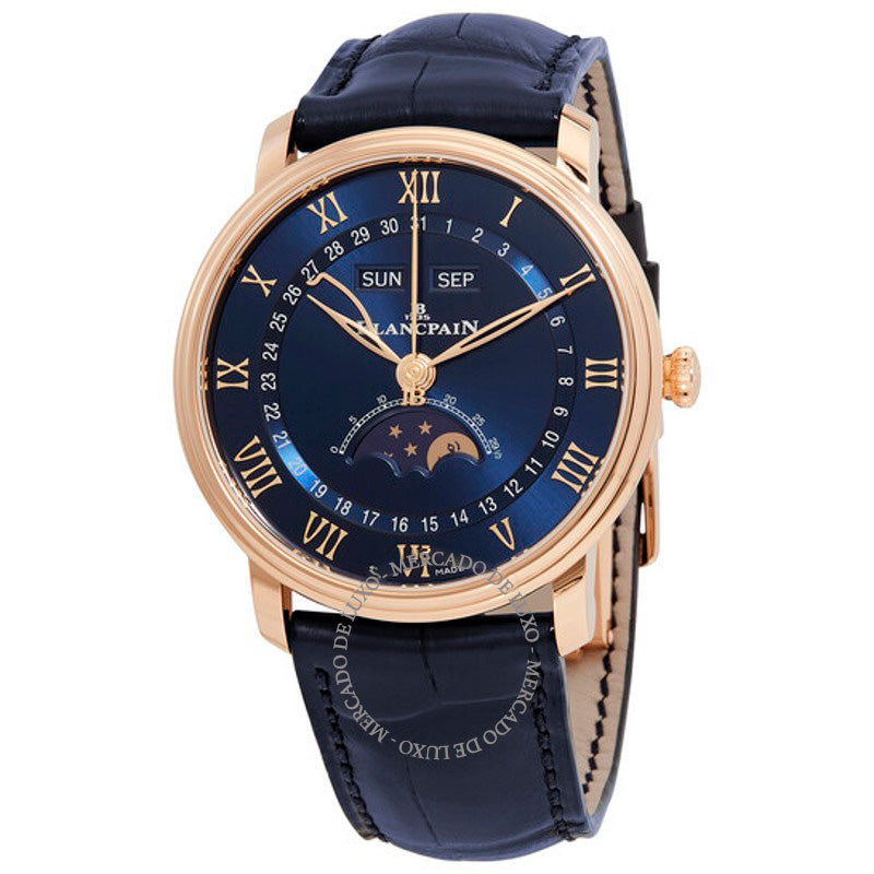Relógio Villeret Ultraplate Moonphase Automático Mostrador Azul 40 mm - Mercado de Luxo - O Maior E-Commerce de Bens, Produtos e Serviços de Luxo do Brasil.