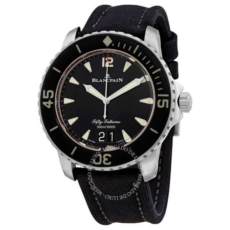 Relógio Fifty Fathoms Grande Date Automático Mostrador Preto 45 mm - Mercado de Luxo - O Maior E-Commerce de Bens, Produtos e Serviços de Luxo do Brasil.