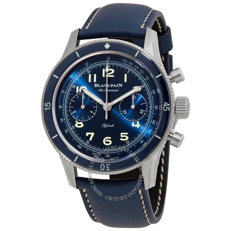 Relógio Air Command Chronograph Automático Mostrador Azul 42 mm - Mercado de Luxo - O Maior E-Commerce de Bens, Produtos e Serviços de Luxo do Brasil.
