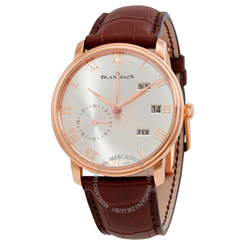 Relógio Villeret Ouro Rosa 18k Automático Mostrador Cinza 40 mm - Mercado de Luxo - O Maior E-Commerce de Bens, Produtos e Serviços de Luxo do Brasil.
