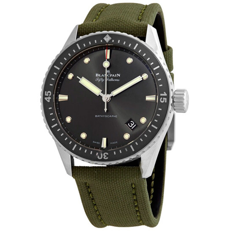 Relógio Fifty Fathoms Batiscafo Mostrador Cinza Meteoro 43 mm - Mercado de Luxo - O Maior E-Commerce de Bens, Produtos e Serviços de Luxo do Brasil.