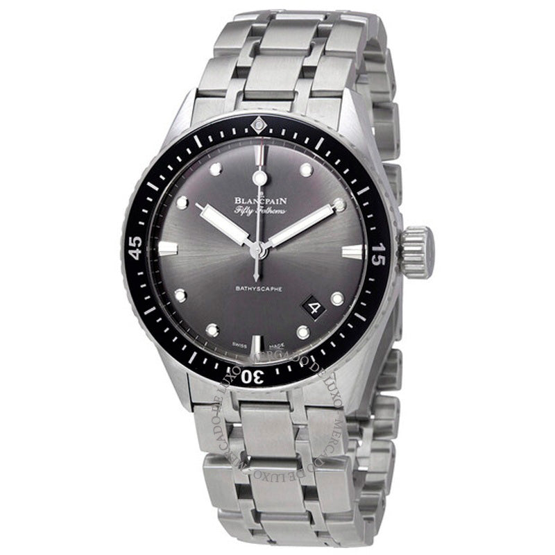 Relógio Fifty Fathoms Batiscafo Mostrador Cinza Meteoro 43 mm - Mercado de Luxo - O Maior E-Commerce de Bens, Produtos e Serviços de Luxo do Brasil.